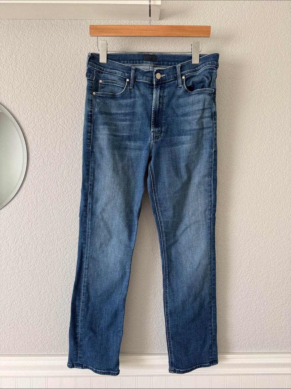 MOTHER Denim The Midrise Dazzler Ankle Jean, Size 31, 27”Inseam
